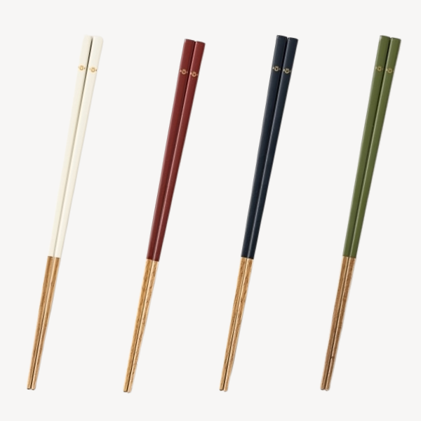 Lacquered Split Chopsticks, Iron Blue 22.5cm