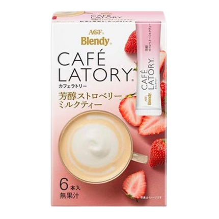 Blendy Cafe Latory Strawberry Milk Tea (Box of 6)