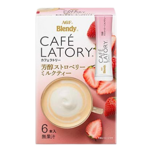 Blendy Cafe Latory Strawberry Milk Tea (Box of 6)