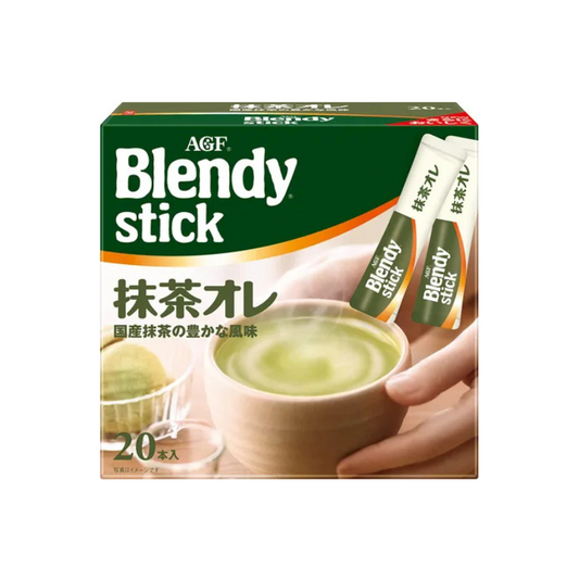 Blendy Stick Matcha Cafe Au Lait (Box of 20)