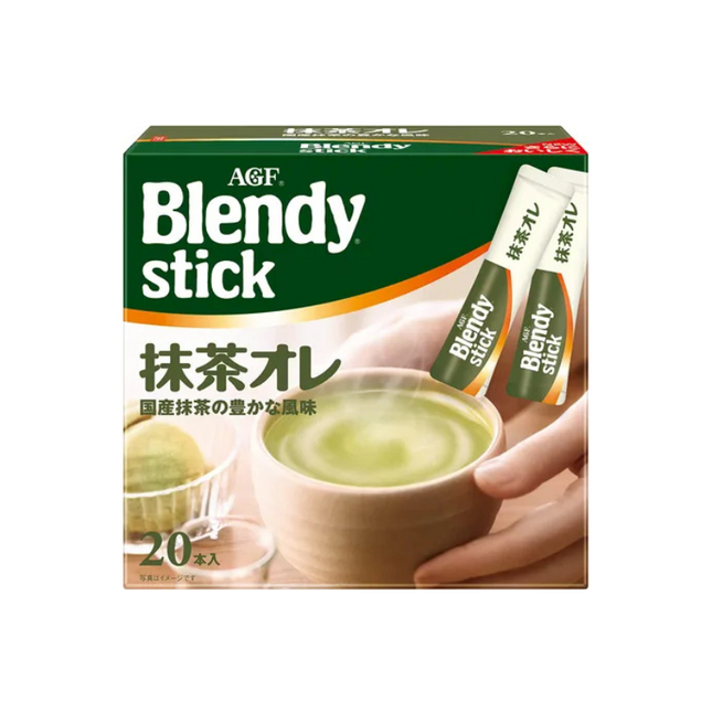 Blendy Stick Matcha Cafe Au Lait (Box of 20)