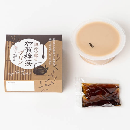 Kaga Hōjicha Pudding with Black Molasses Aroma