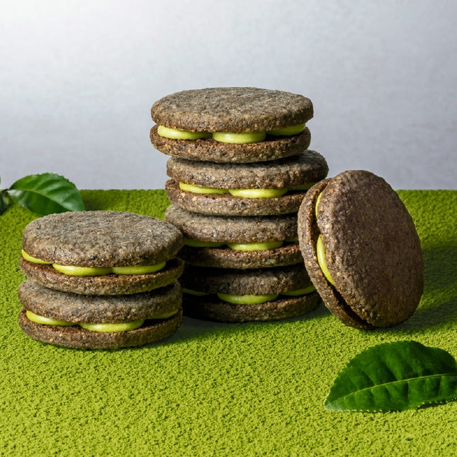 Black Sesame Matcha Sandwich