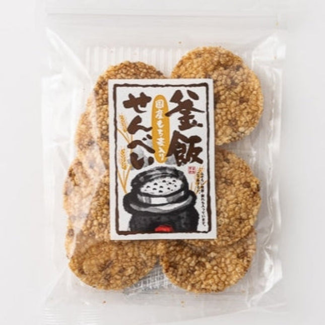 Kamameshi Senbei with Mochi Barley