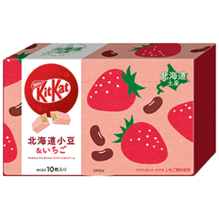 KitKat Mini Hokkaido Soybean & Strawberry (Box of 10)