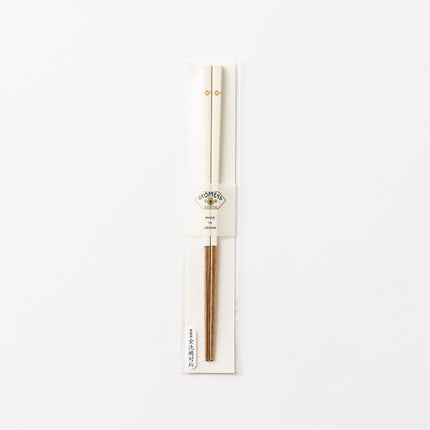Lacquered Children's Chopsticks, Milk White 18cm
