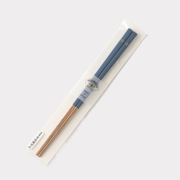 Lacquered Children's Chopsticks, Cobalt Blue 18cm