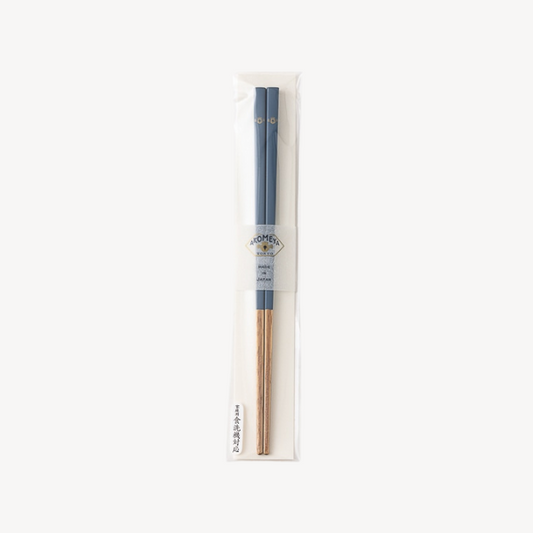 Lacquered Children's Chopsticks, Cobalt Blue 18cm