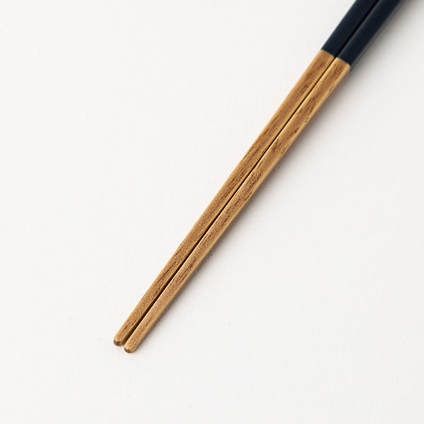 Lacquered Split Chopsticks, Iron Blue 22.5cm