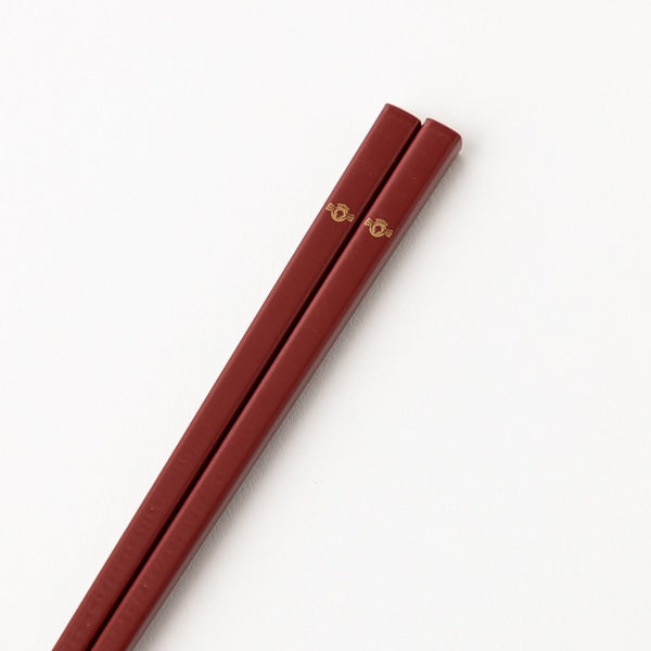 Lacquered Split Chopsticks, Scarlet Red 22.5cm