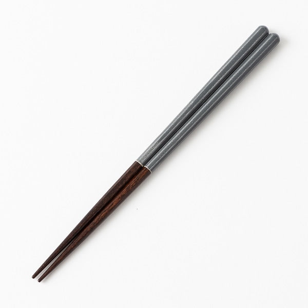 Line Rim Chopsticks Gray 22.5cm