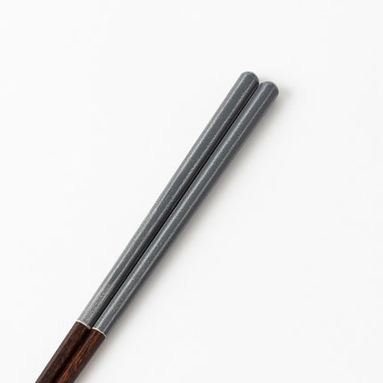 Line Rim Chopsticks Gray 22.5cm