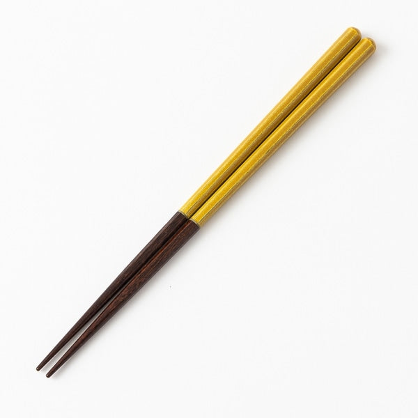 Line Rim Chopsticks Yellow 22.5cm