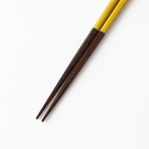 Line Rim Chopsticks Yellow 22.5cm
