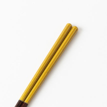 Line Rim Chopsticks Yellow 22.5cm