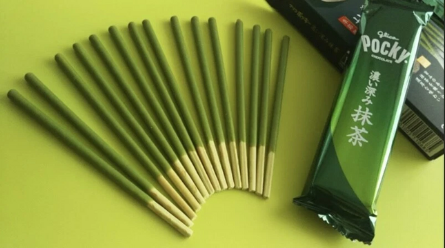 Pocky Dark Deep Matcha