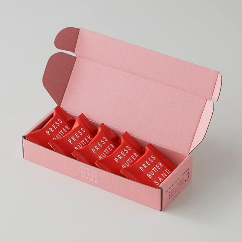 Press Butter Sand Strawberry 5 (Box of 5)