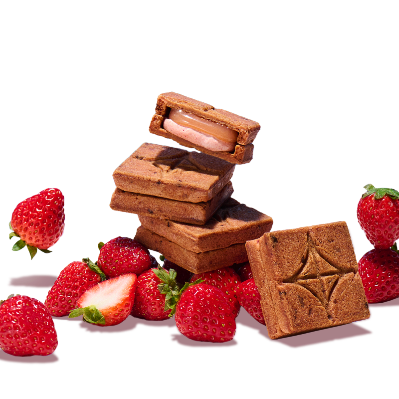 Press Butter Sand Strawberry 5 (Box of 5)